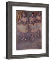 Three Dancers before Practice, C.1880-Edgar Degas-Framed Giclee Print