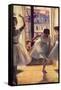 Three Dancers in a Practice Room-Edgar Degas-Framed Stretched Canvas