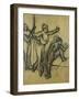 Three Dancers in Leotards; Trois Danseuses En Maillot, 1903-Edgar Degas-Framed Giclee Print