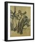 Three Dancers in Leotards; Trois Danseuses En Maillot, 1903-Edgar Degas-Framed Giclee Print