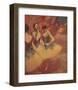 Three Dancers in Yellow Skirts, 1891-Edgar Degas-Framed Art Print