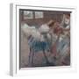 Three Dancers Preparing for Class, c.1880-Edgar Degas-Framed Giclee Print