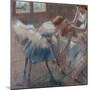 Three Dancers Preparing for Class-Edgar Degas-Mounted Art Print