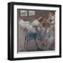 Three Dancers Preparing for Class-Edgar Degas-Framed Art Print