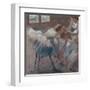 Three Dancers Preparing for Class-Edgar Degas-Framed Art Print