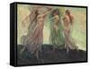 Three Dancers-Louis F. Berneker-Framed Stretched Canvas