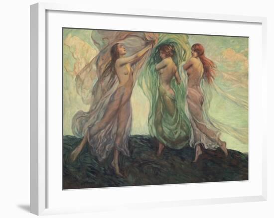 Three Dancers-Louis F. Berneker-Framed Photographic Print