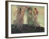 Three Dancers-Louis F. Berneker-Framed Photographic Print