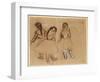 Three Dancers-Edgar Degas-Framed Giclee Print