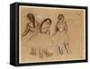 Three Dancers-Edgar Degas-Framed Stretched Canvas