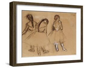 Three Dancers-Edgar Degas-Framed Giclee Print