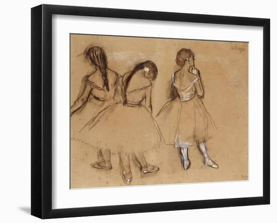 Three Dancers-Edgar Degas-Framed Giclee Print