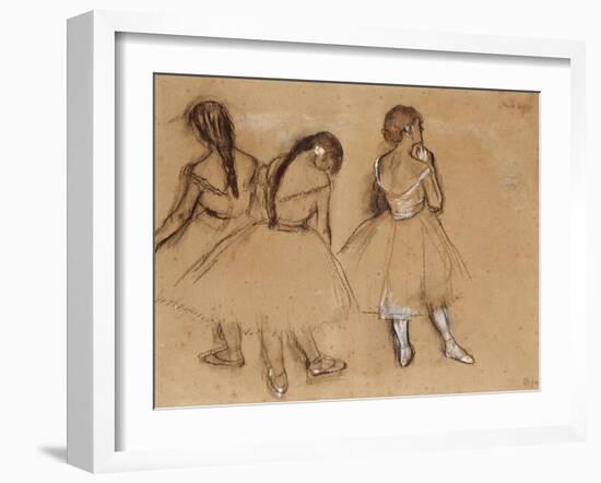 Three Dancers-Edgar Degas-Framed Giclee Print