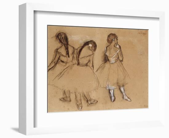 Three Dancers-Edgar Degas-Framed Giclee Print