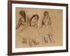 Three Dancers-Edgar Degas-Framed Giclee Print