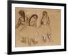 Three Dancers-Edgar Degas-Framed Giclee Print