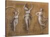 Three Dancers-Antonio Canova-Stretched Canvas