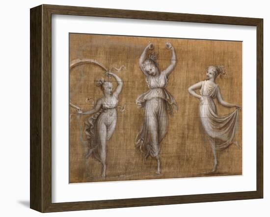 Three Dancers-Antonio Canova-Framed Premium Giclee Print