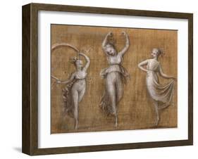 Three Dancers-Antonio Canova-Framed Premium Giclee Print