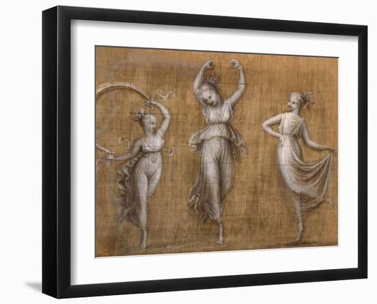 Three Dancers-Antonio Canova-Framed Premium Giclee Print