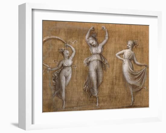 Three Dancers-Antonio Canova-Framed Premium Giclee Print