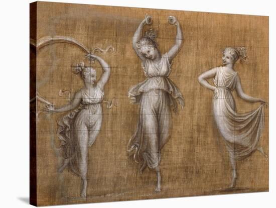 Three Dancers-Antonio Canova-Stretched Canvas