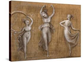 Three Dancers-Antonio Canova-Stretched Canvas