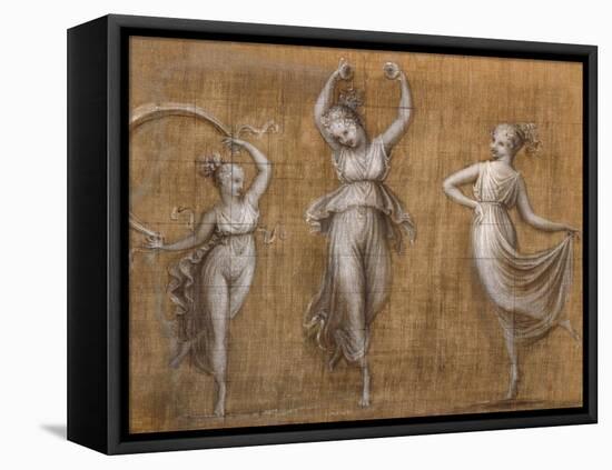 Three Dancers-Antonio Canova-Framed Stretched Canvas