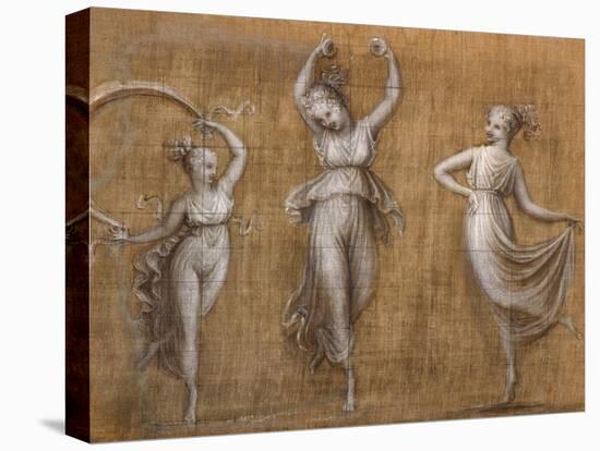 Three Dancers-Antonio Canova-Stretched Canvas