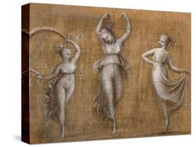 Three Dancers-Antonio Canova-Stretched Canvas