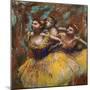 Three Dancers-Edgar Degas-Mounted Giclee Print