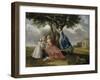 Three Daughters of John, 3rd Earl of Bute-Johan Zoffany-Framed Giclee Print