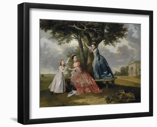 Three Daughters of John, 3rd Earl of Bute-Johan Zoffany-Framed Giclee Print