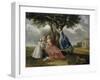 Three Daughters of John, 3rd Earl of Bute-Johan Zoffany-Framed Giclee Print