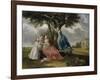 Three Daughters of John, 3rd Earl of Bute-Johan Zoffany-Framed Giclee Print