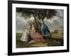 Three Daughters of John, 3rd Earl of Bute-Johan Zoffany-Framed Giclee Print