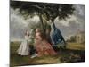 Three Daughters of John, 3rd Earl of Bute-Johan Zoffany-Mounted Giclee Print