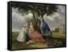 Three Daughters of John, 3rd Earl of Bute-Johan Zoffany-Framed Stretched Canvas