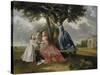 Three Daughters of John, 3rd Earl of Bute-Johan Zoffany-Stretched Canvas