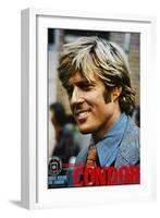 THREE DAYS OF THE CONDOR, Japanese poster, Robert Redford, 1975-null-Framed Art Print