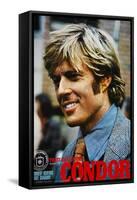 THREE DAYS OF THE CONDOR, Japanese poster, Robert Redford, 1975-null-Framed Stretched Canvas