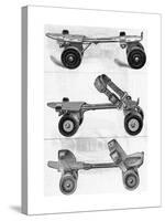 Three Different Kinds of Roller Skates-null-Stretched Canvas