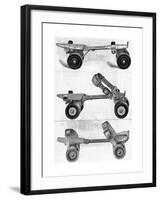 Three Different Kinds of Roller Skates-null-Framed Giclee Print