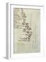 Three Different Lists of Foods Described with Ideograms, 1518-Michelangelo Buonarroti-Framed Giclee Print