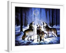 Three Dog Night-Spencer Williams-Framed Giclee Print