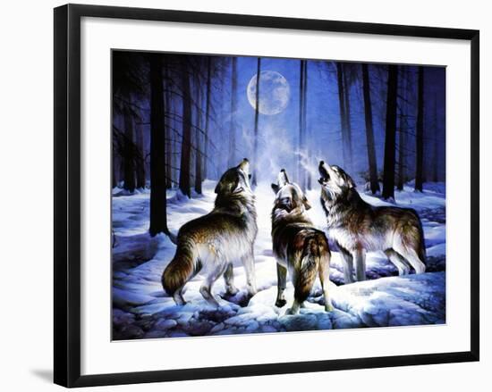 Three Dog Night-Spencer Williams-Framed Giclee Print