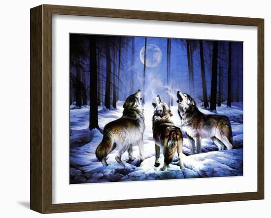 Three Dog Night-Spencer Williams-Framed Giclee Print