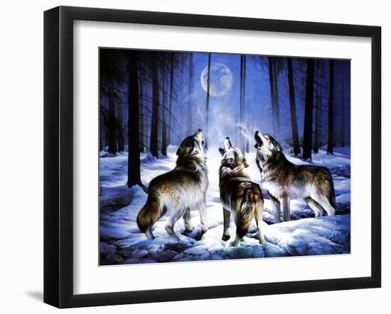 Three Dog Night-Spencer Williams-Framed Giclee Print