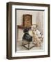 Three Dogs Enjoy a Radio Broadcast-Marjorie Turner-Framed Photographic Print