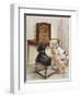 Three Dogs Enjoy a Radio Broadcast-Marjorie Turner-Framed Photographic Print